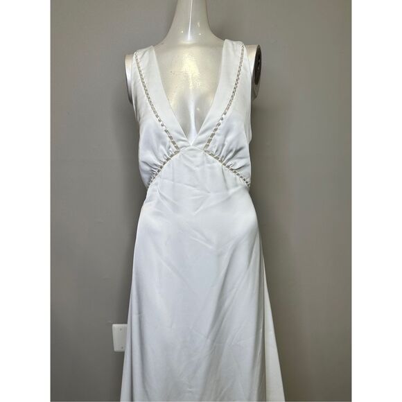 NWT Sachin & Babi Astor pearl-embellished gown Size 4 $1100 - Picture 5 of 13